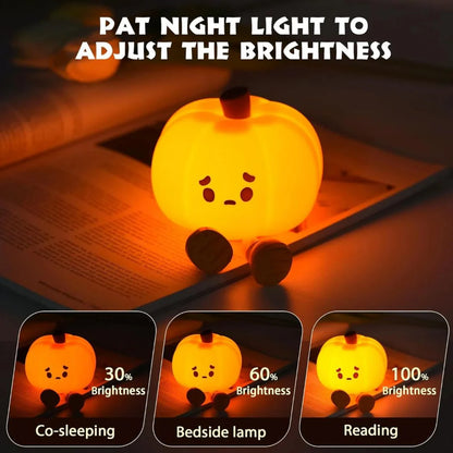 CUTE BABY PUMBKIN LAMP