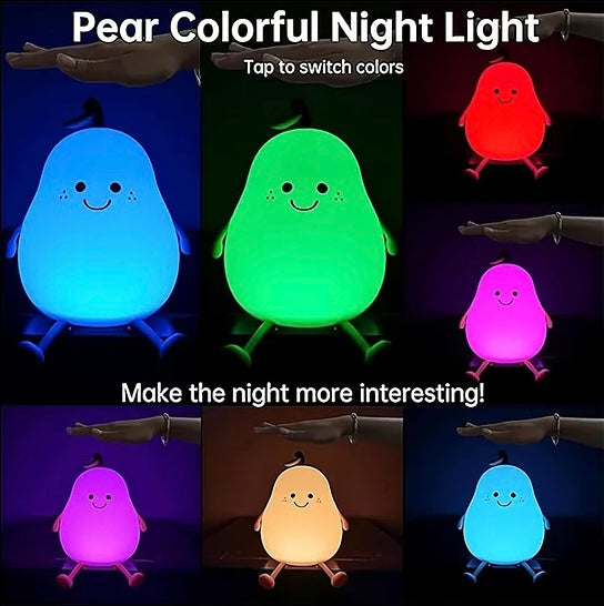 CUTE PEAR NIGHT LIGHT