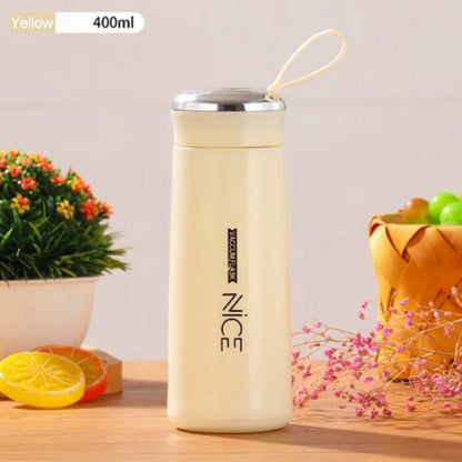 Nice Glass Water Bottle (1 piece,500 ML) - Multicolor