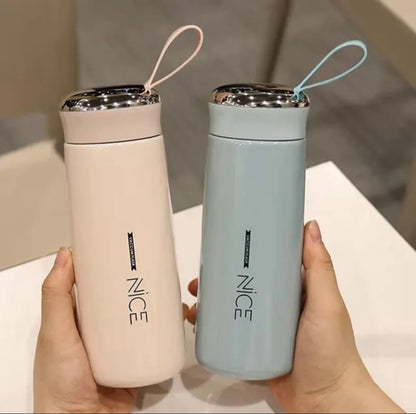 Nice Glass Water Bottle (1 piece,500 ML) - Multicolor